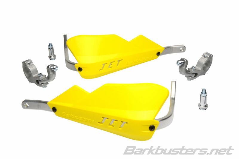 Barkbusters Jet Handguard Set în două puncte Muntele Galben Jet Galben-002-02-YE