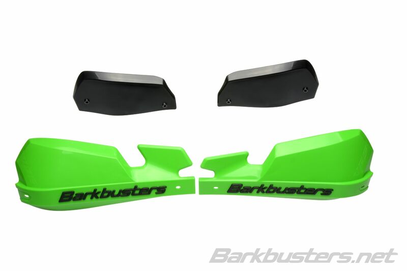 Barkbusters VPS MX Plastic Handguard Set numai verde/negru VPS-003-01-GR