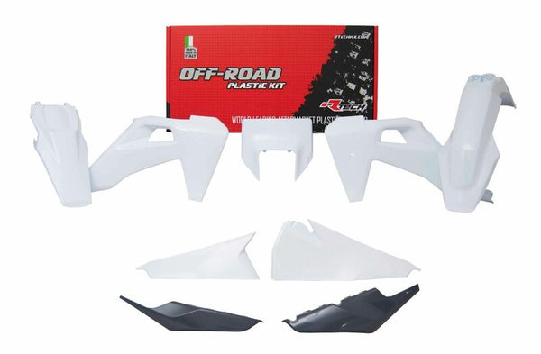 Racetech Plastic Kit alb/antracit gri husqvarna te/fe r-kitsq-oem-520