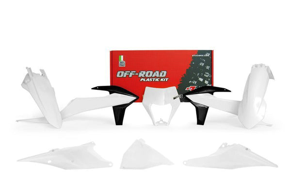 Kit de plastic racetech alb/negru KTM R-KITKTM-BN2-520