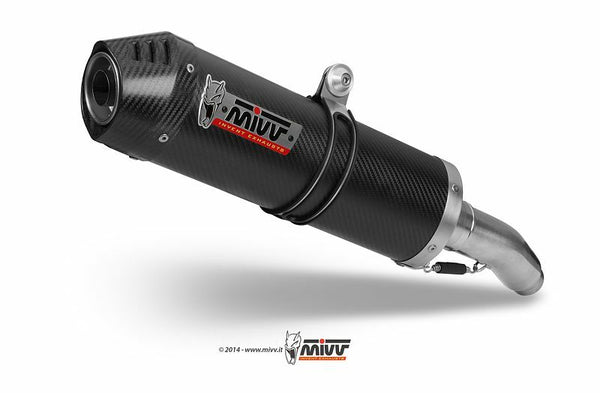 MIVV Oval Carbon Cap dublu alunecare de carbon Yamaha XT660 X/R Y.017.L3C