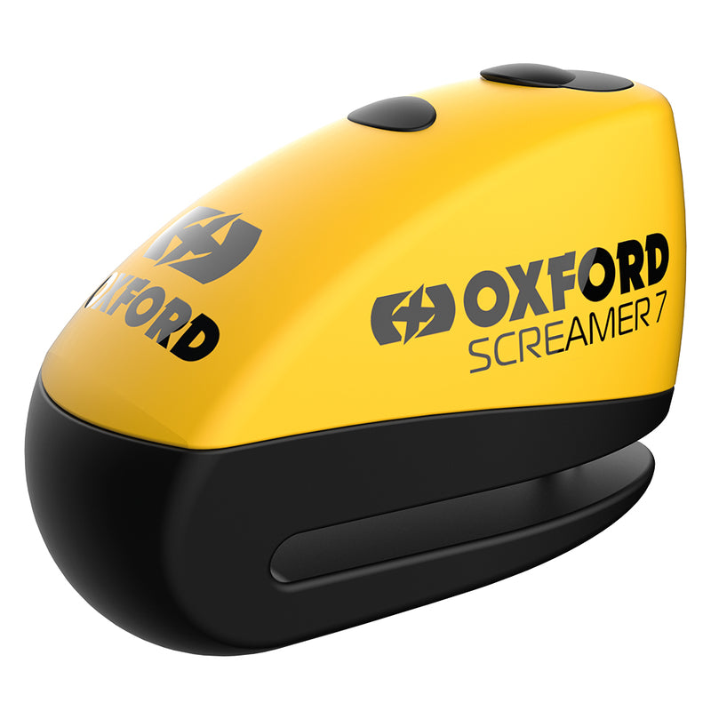 Oxford Screamer 7 Lock Disc - Ø7mm galben/negru LK290