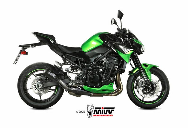 MIVV MK3 Silencer Carbon/Oțel inoxidabil capac Kawasaki Z900 K.052.LM3C