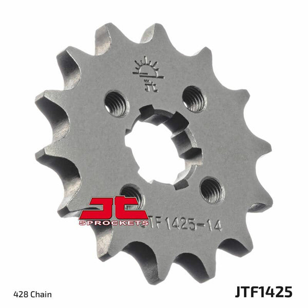 JT Sprock's Front Sprock 15 dinți Standard Oțel 428 Tip de Pitch 1425 JTF1425.15