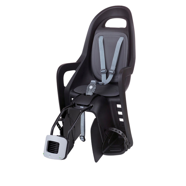 Policeport Groovy Maxi FF spate pentru copii cu bicicleta Monting - Negru/gri închis 8406000006