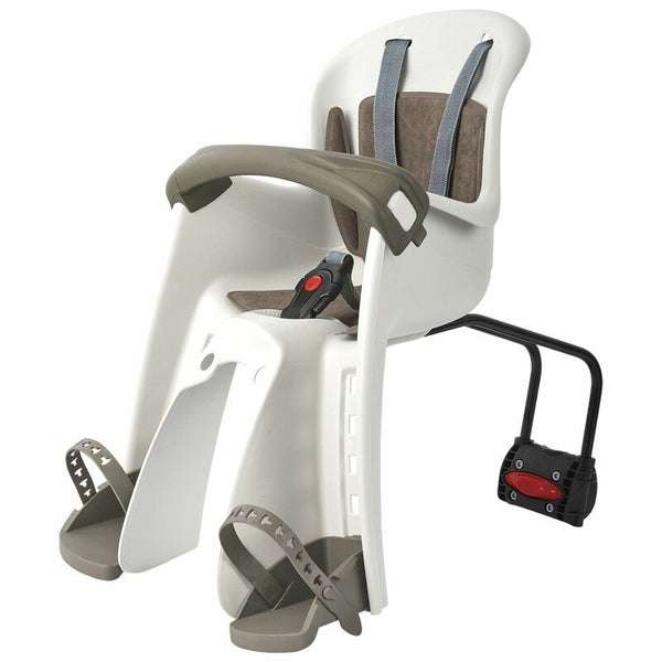 Policeport Bilby Junior FF Front Child Bike Seat Frame Mounting - Cream/Brown 8632800011