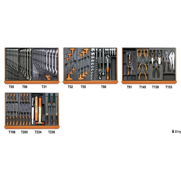 Beta Assortment of 146 Tools - Universal USE 059041203