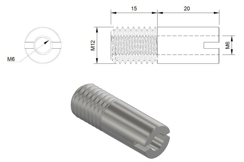 Adaptor de ghidon de liceu - BMW R (pereche) 161-037