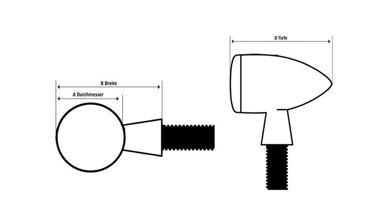 Indicatori LED de protoni Highsider 204-530