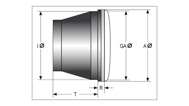 Highsider H4 Headlight Insert Gothic 226-195