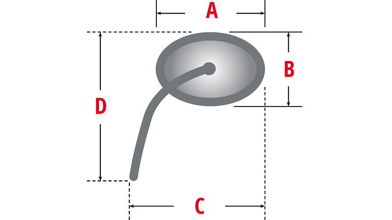 Highsider Mirror Stealth -x4 cu indicator LED și lumină de poziție (pereche) 301-453