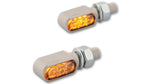 Indicatori LED CNC Highsider Little Bronx, argint, sticlă nuanțată, aprobat E, (pereche) 204-2861