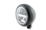 Highsider 5 3/4 "LED Faruri Type6 cu TFL, Black Matt 223-221