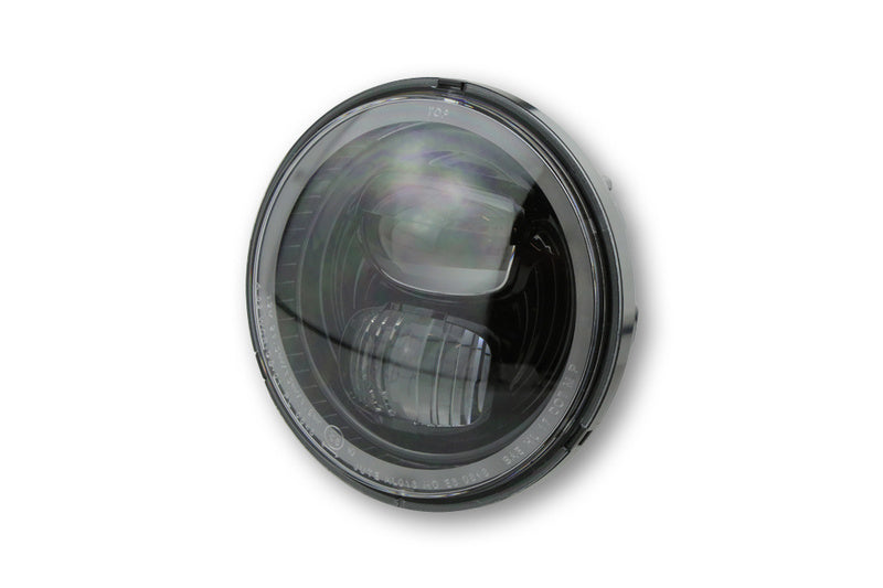 Highsider LED Light Light Light Insert Type7 cu inel de lumină de parcare, rotund, negru, 5 3/4 ”226-021