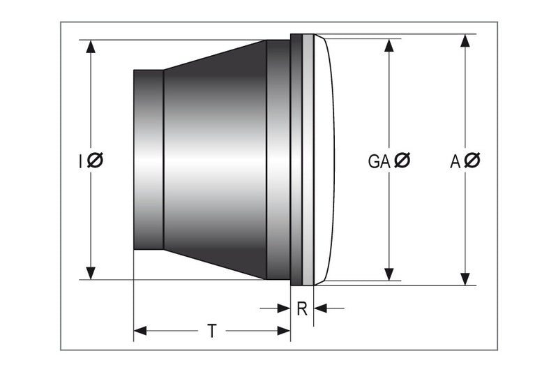 Highsider LED Light Light Light Insert Type7 cu inel de lumină de parcare, rotund, negru, 5 3/4 ”226-021