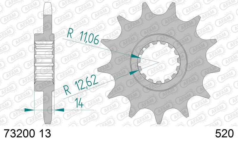 AFAM STANDARD STANDARD STANDARD FRONT PROCK 73200-520