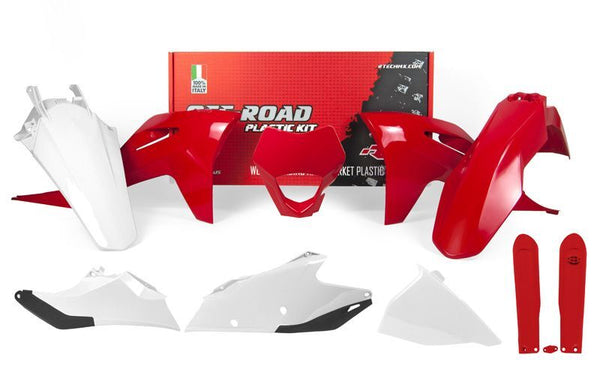 Racetech Plastic Kit-Red/White for Gas Gas EC/EC-F R-Kitgas-Oem-621