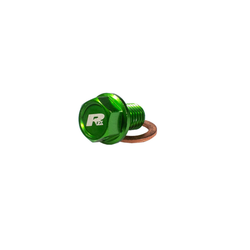 RFX Bolt de scurgere magnetică (verde) [M10x15mmx1.25] FXDB2010099GGG