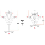 Highsider AKRON-RS PRO PLAKE LIGHTING LIGHTING a inclus 280-928HP