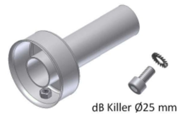 MIVV DB Killer pentru GP Pro Muffler Ø25 mm 50.sc.dk.122.0