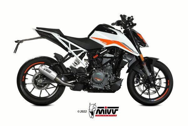 MIVV MK3 -SLILL -ON MUFFLER Oțel inoxidabil - KTM 125/390 Duke Kt.025.SM3X