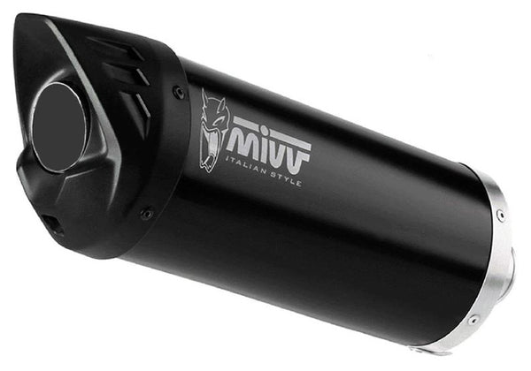 MIVV Mover Universal Muffler Negru Oțel inoxidabil - partea dreaptă 00.73.KU.001.SV