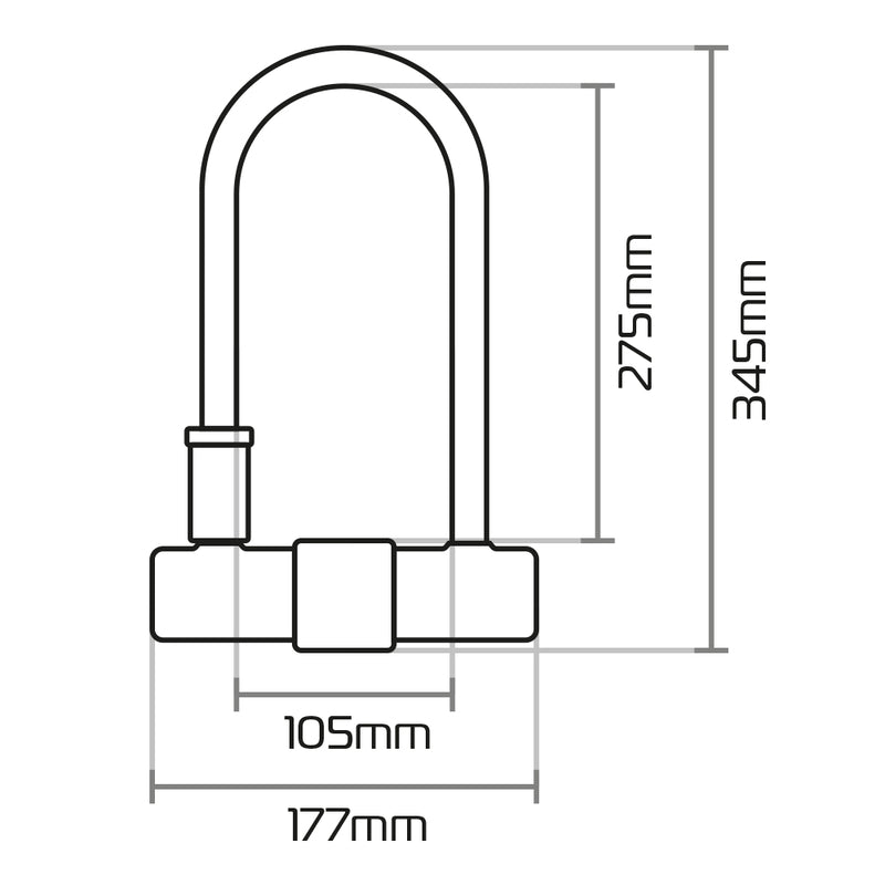 Oxford Magnum u -loc cu paranteză - 170x315mm LK224