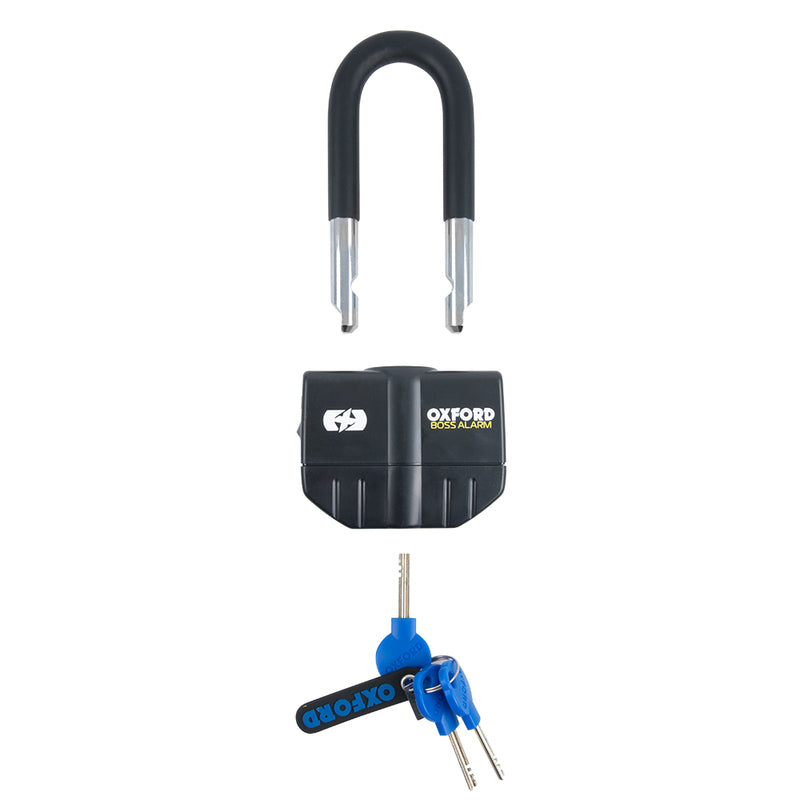 Oxford Boss Alarm Lock 16mm + lanț 12mm x 1,5m LK481