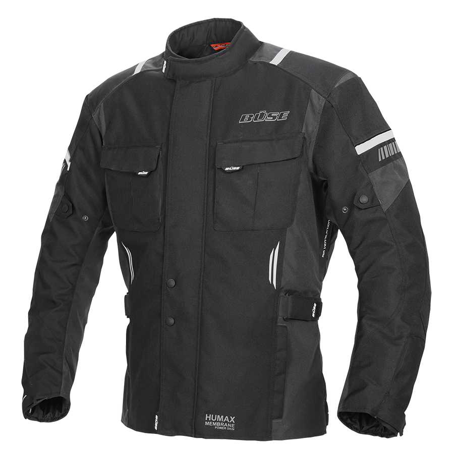 Buse Textile MC jacket Breno Pro Black