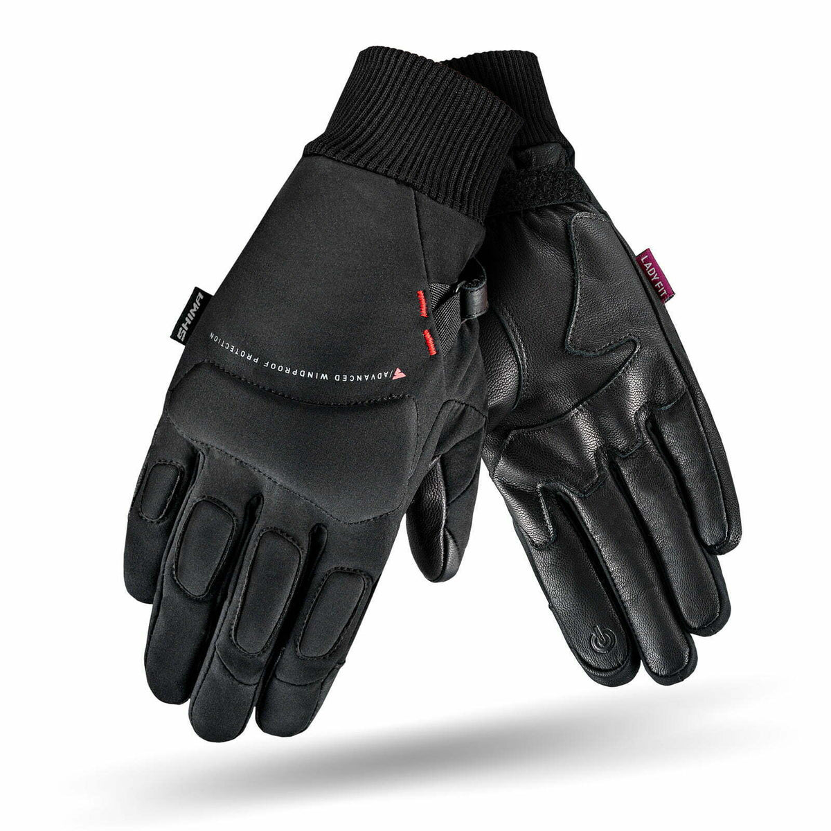 Shima Ladies Mc Gloves Oslo Wind Negru