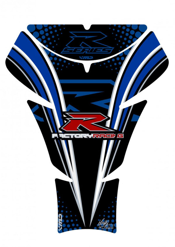 Protecția rezervorului 05-08 GSXR1000/06-15 GSXR600 750 Negru/Albastru