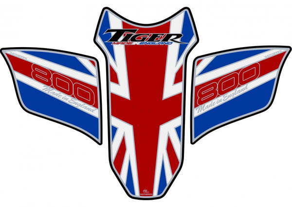 Protecția rezervoarelor 2010-16 Tiger 800 Union Jack