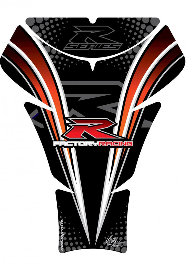 Protecția rezervorului 05-08 GSXR1000/06-15 GSXR600 750 Black/Orang