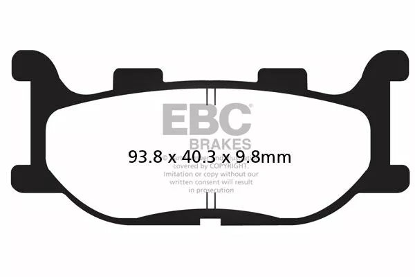 EBC Brake Pad Scooter Carbon SFAC199
