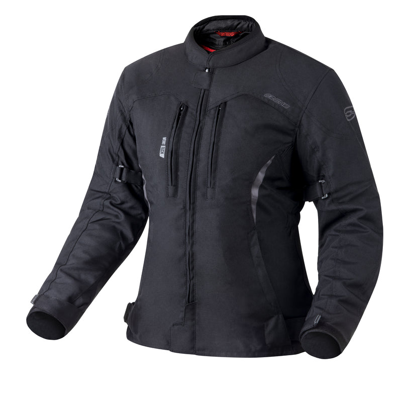 Ozone Lady Textile Mc-Jacket Delta IV Black