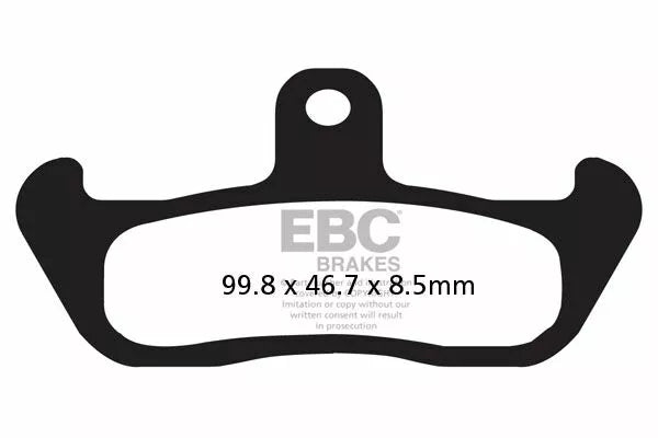 EBC Brake Pad FA arată organic FA134