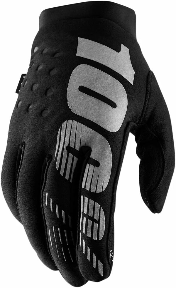 Glove 100% Briss BK/GY XL 10003-003