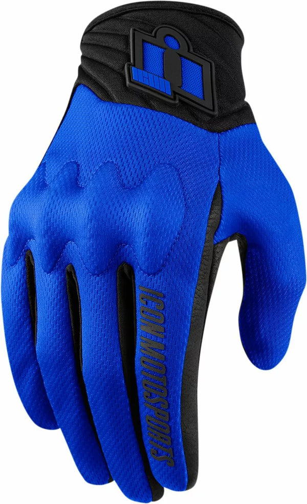 Icon Glove Anthem2 CE Blue MD 3301-3678