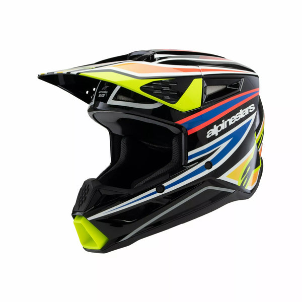 Alpinestars (MX) Helmet surface SM3 WURX BLK/YL/B Y 8302125-1574-AL
