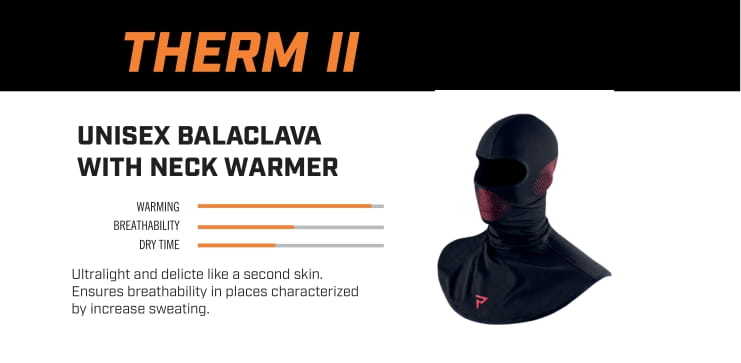 Rebelhorn Balaclava Therm II Black /Red