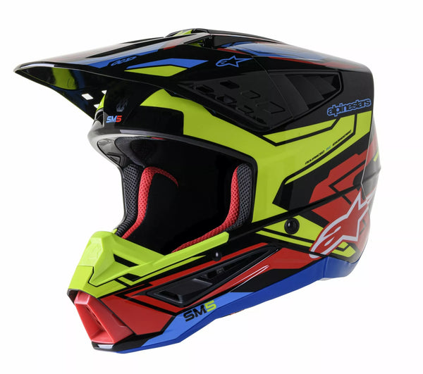 Alpinestars Cross MC Casca Supetech M5 Action 2 Negru /Gripa