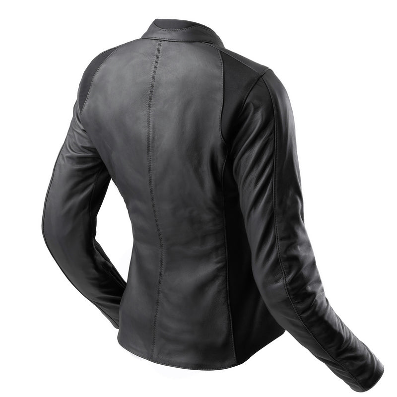 Rebelhorn Lady Leather Mc Jacket Siena Black