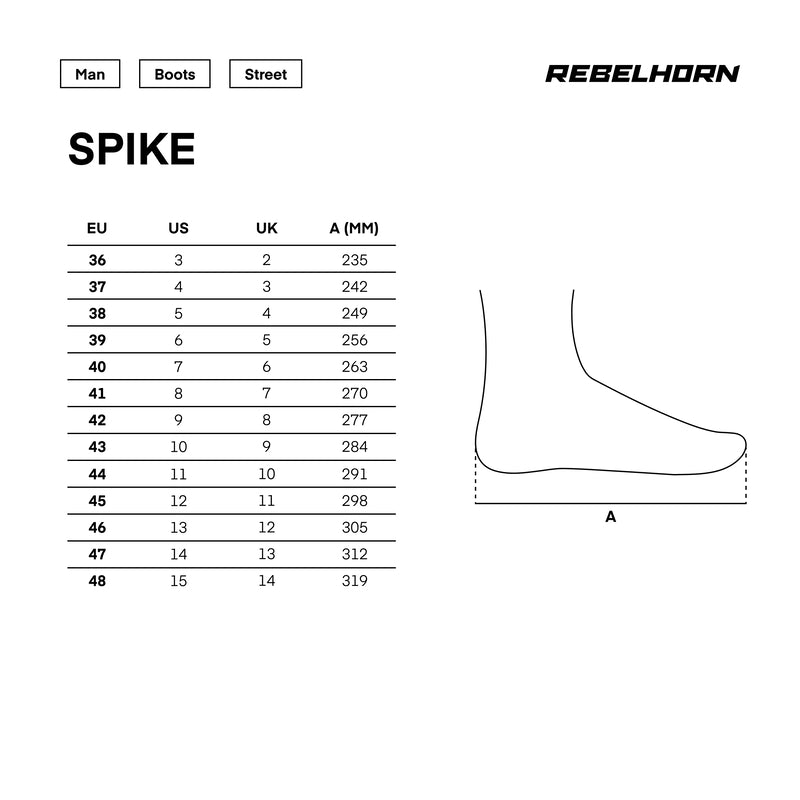 Rebelhorn unisex MC-shoes Spike Green