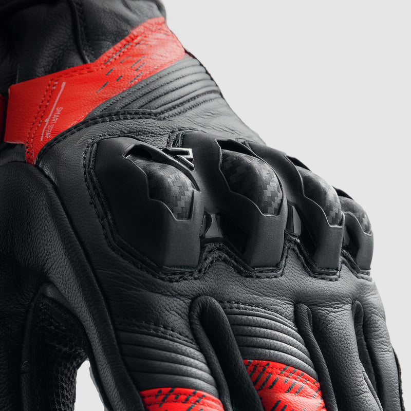 Rebelhorn MC Glove Viper Black /Red