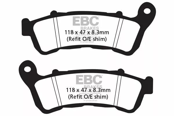 EBC Brake Pad Scooter Carbon SFAC388
