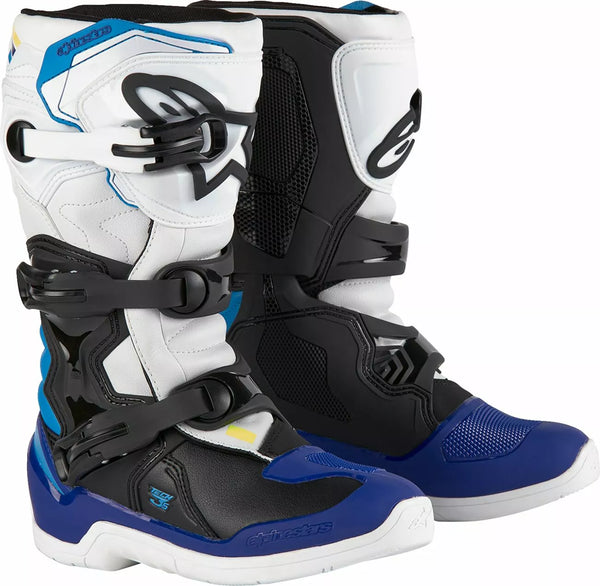 Alpinestars (MX) Boot Tech3s YTH WT/BK/B 4 2014024-2179-4