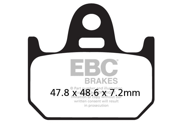 EBC Brake Pad FA arată organic FA162