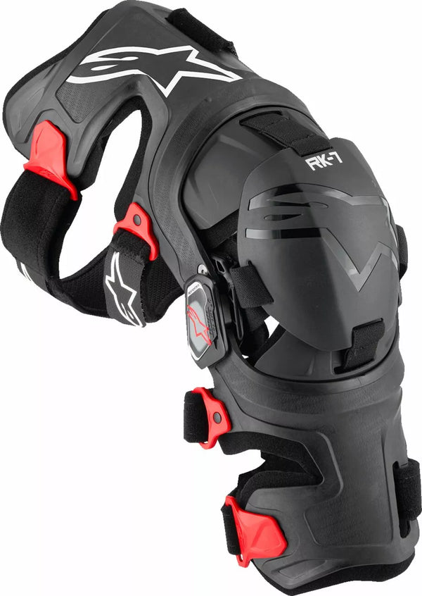 Alpinestars (MX) Kneebrace RK-7 Plasma BLK/RD L 6500825-13-L