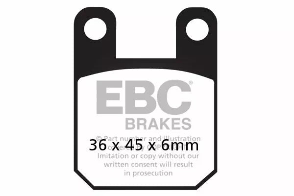 EBC Brake Pad Scooter Carbon SFAC115