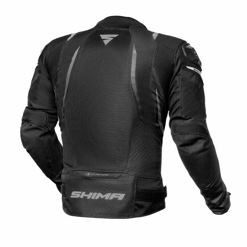 Shima Textile MC JACKE MESH PRO BLACK